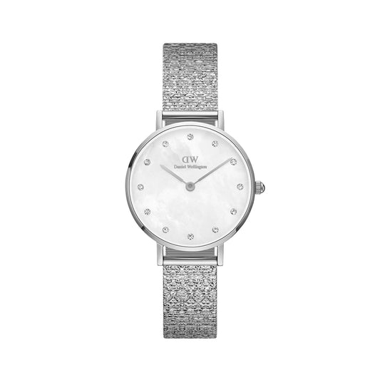 Petite Lumine 28mm Pressed Piano Silver Watch