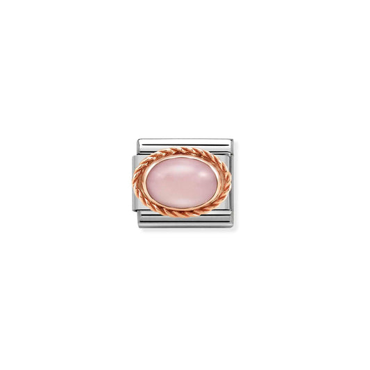 Composable Classic Link 430507/22 Pink Opal In 9K Rose Gold