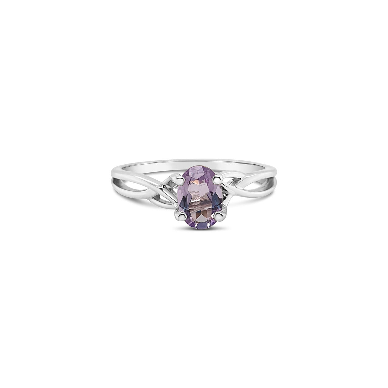 Sterling Silver Amethyst Dress Ring