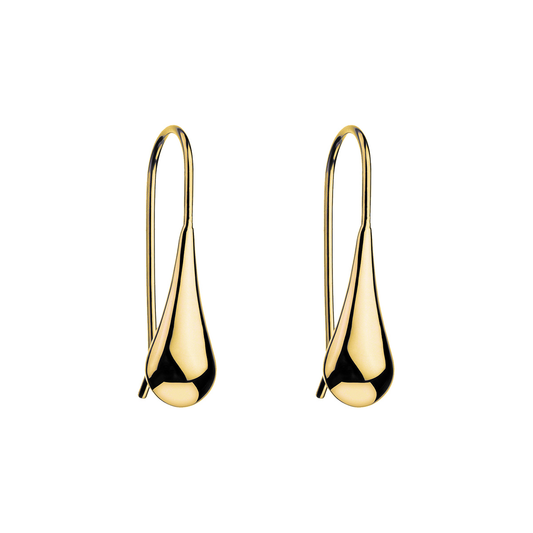 My Silent Tears Drop Earrings - Gold Plated