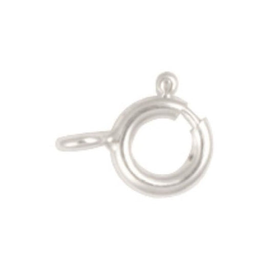 Sterling Silver 7mm Bolt Ring