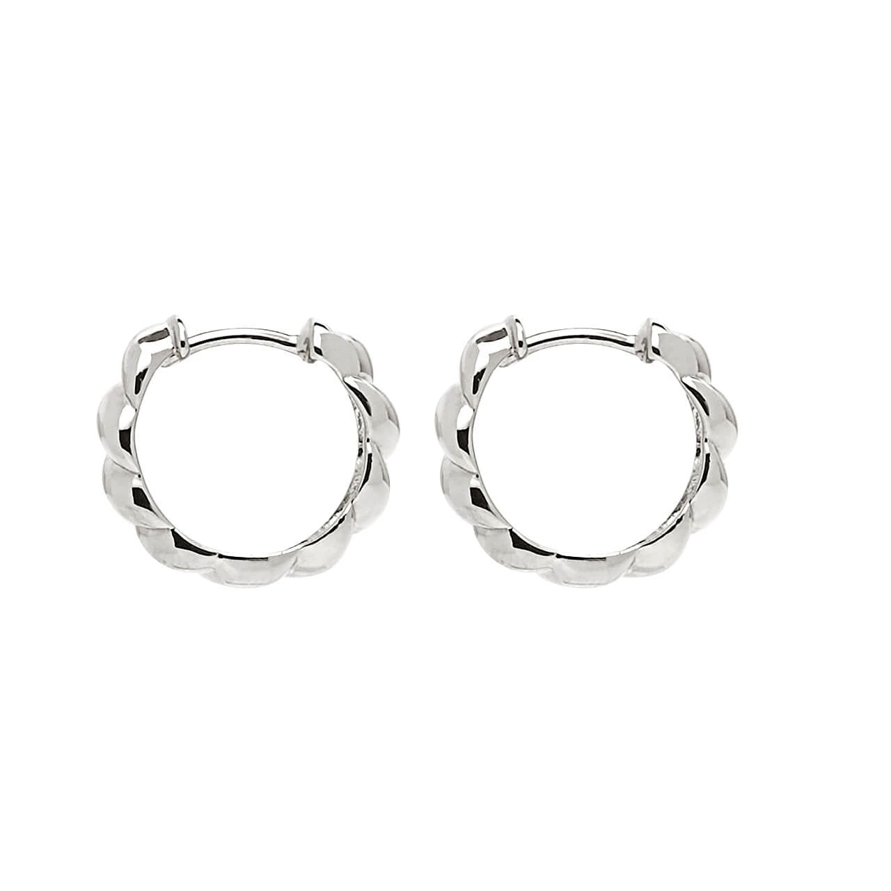 Zippy Twist Huggie Earrings