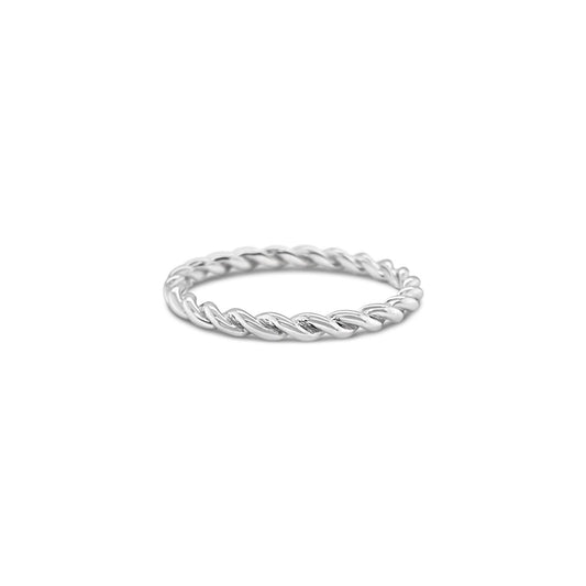 Sterling Silver Thick Twist Ring