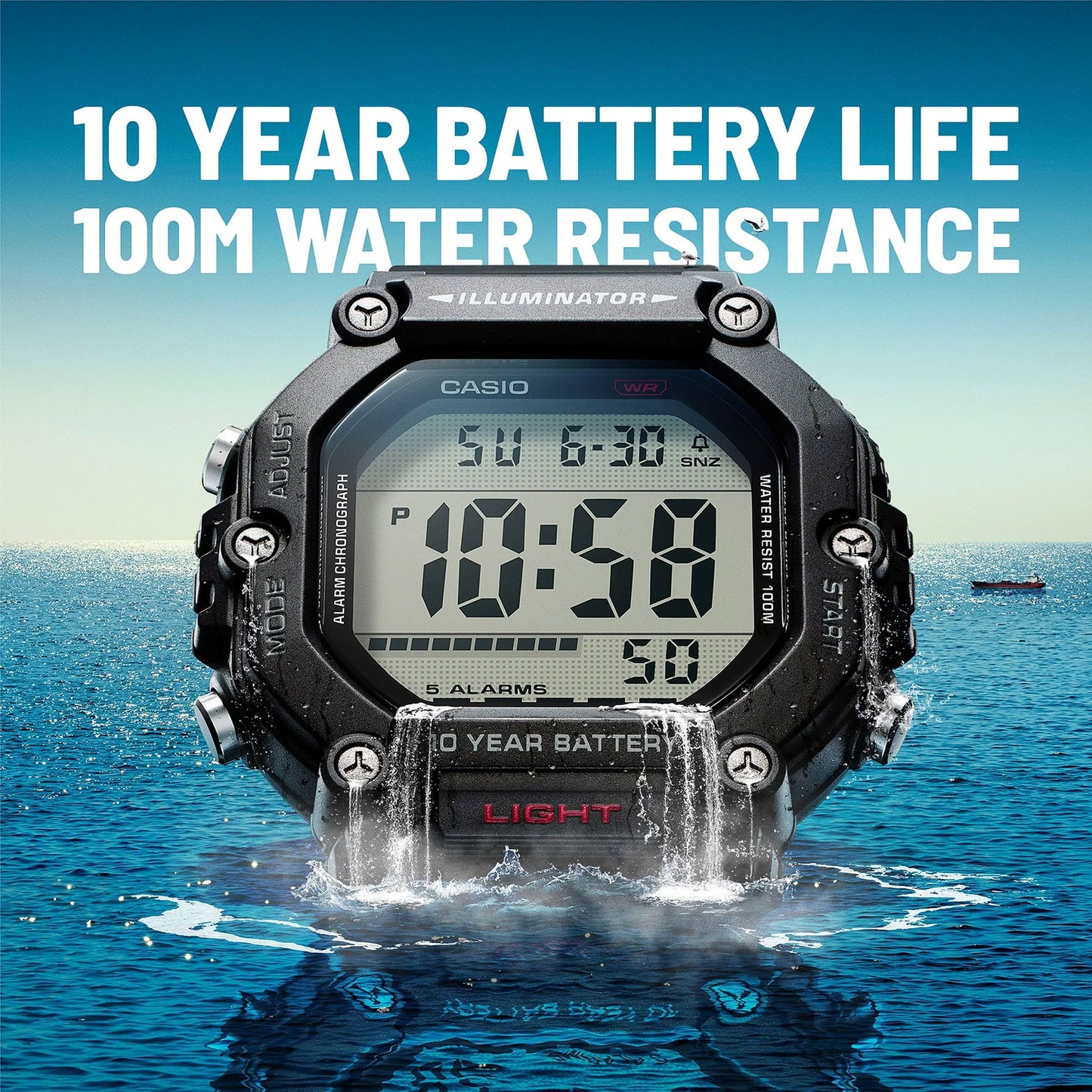 Casio Mens Digital Watch - AE1600H-1A