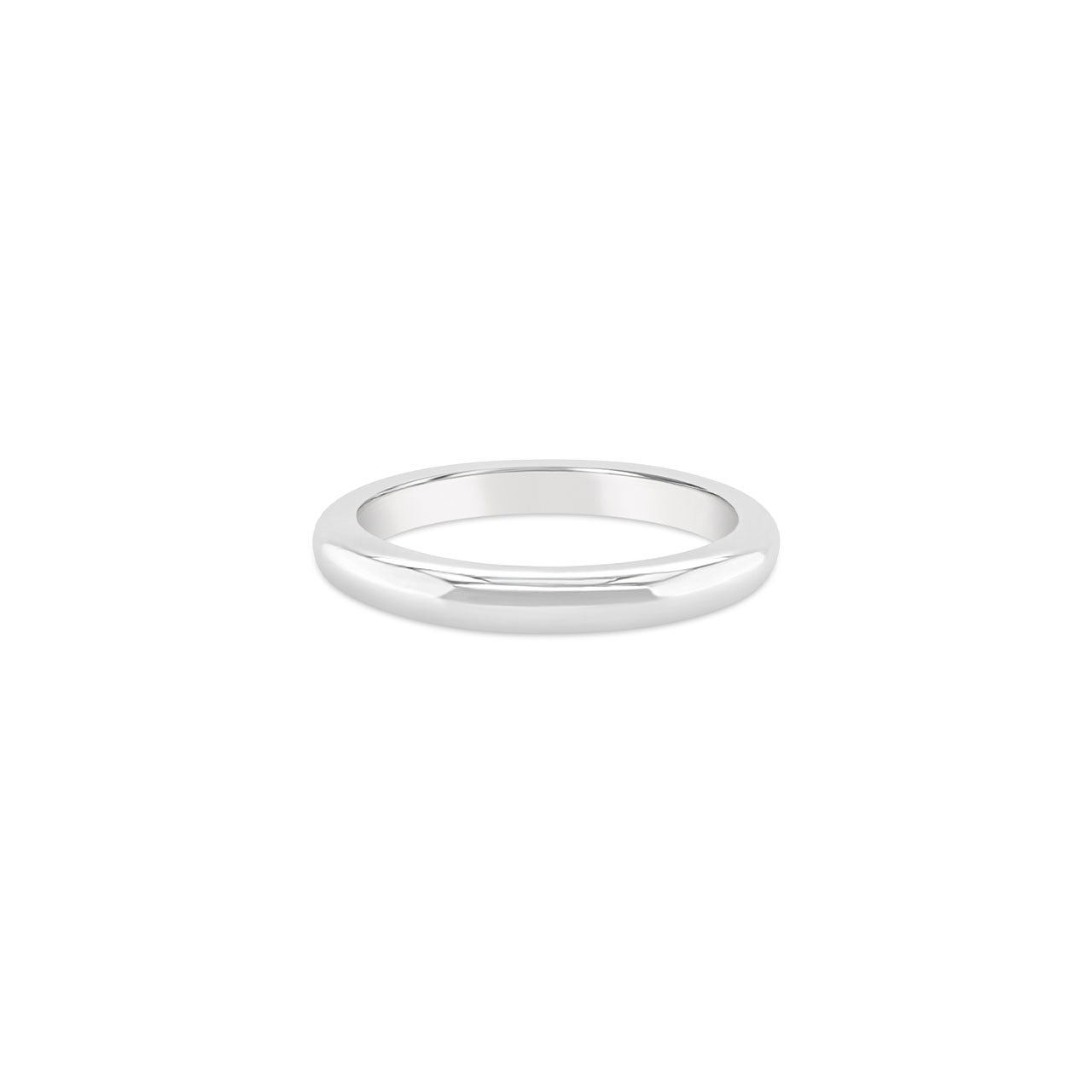 Sterling Silver Plain 3mm Wide Ring