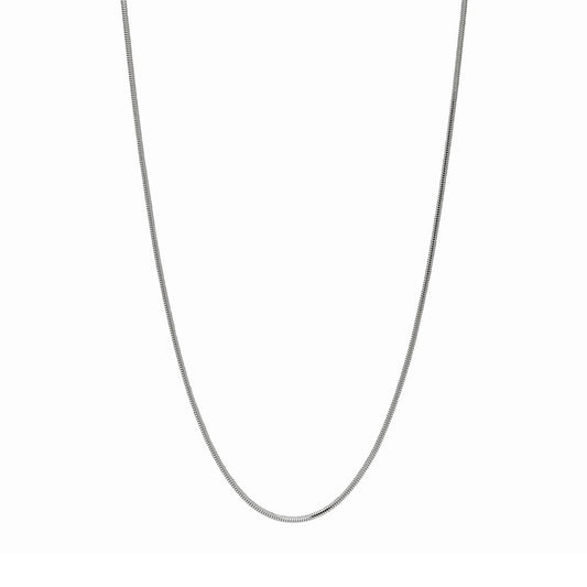 Sterling Silver 80cm Diamond Cut Snake Chain