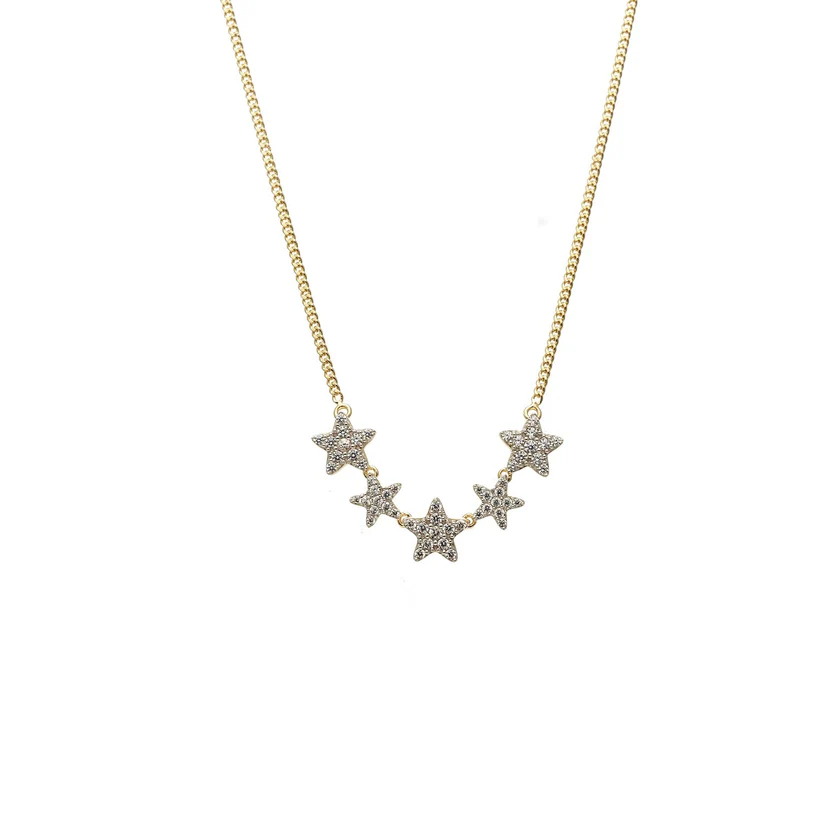 Etoile Necklace (CZ/Gold)