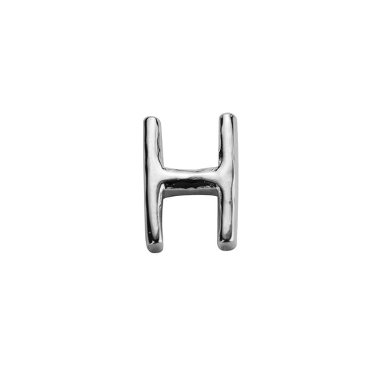 Silver Letter H