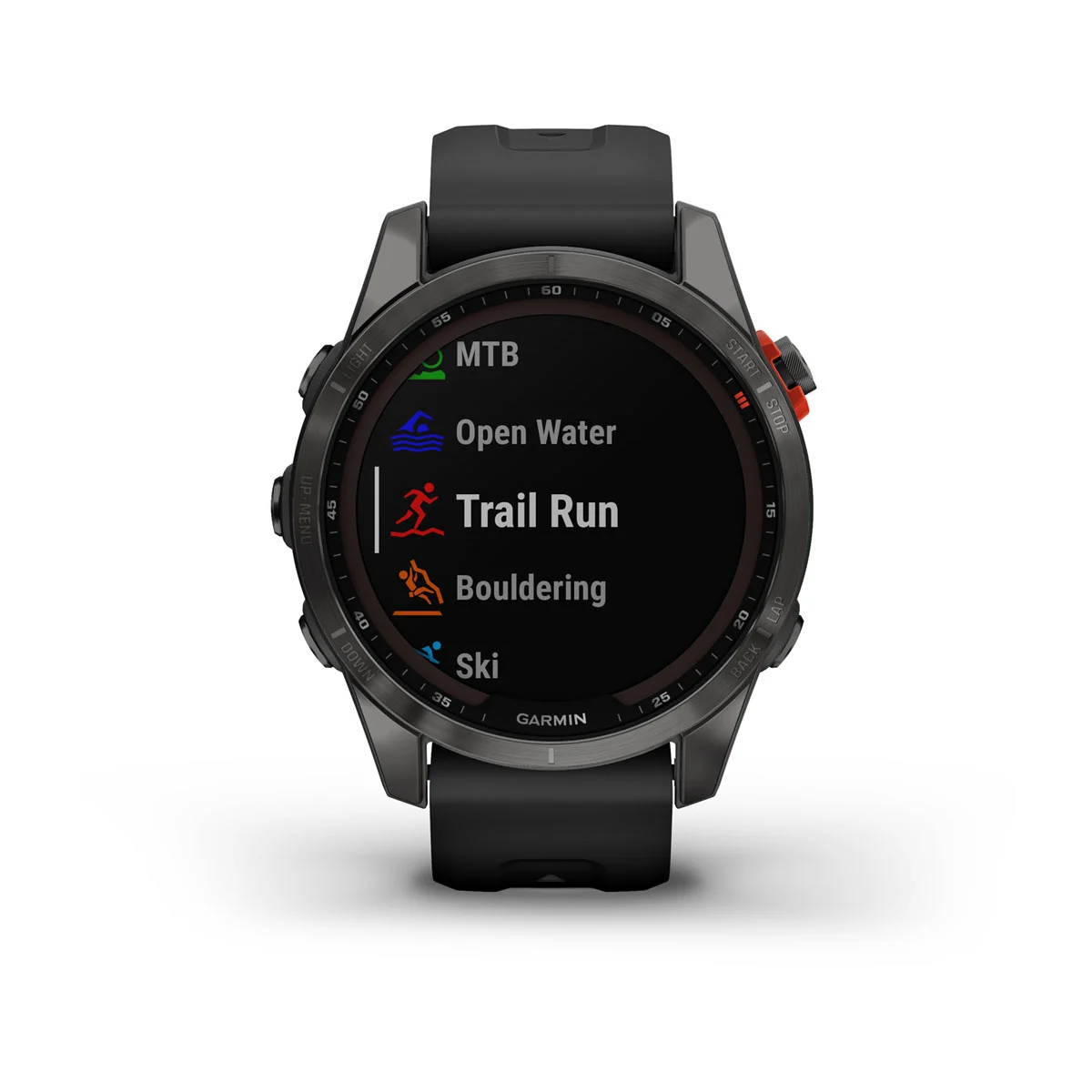 fēnix® 7S – Solar Edition - Slate Gray with Black Band - 010-02539-13