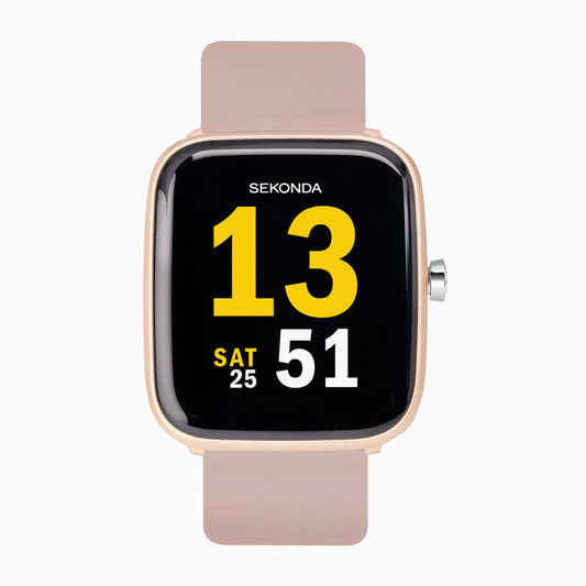 Sekonda Motion Smart Watch | Rose Gold Case & Pink Silicone Strap | 30054
