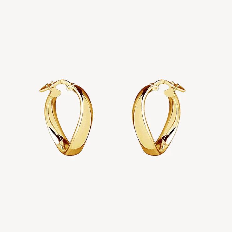 Eddy Hoop- Gold plated