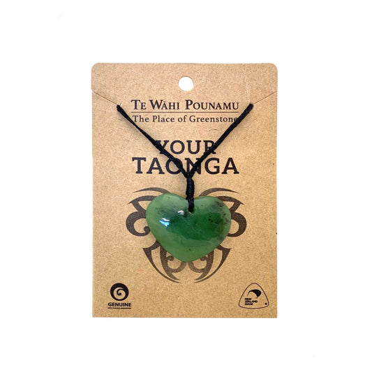 Large Heart Pounamu Pendant