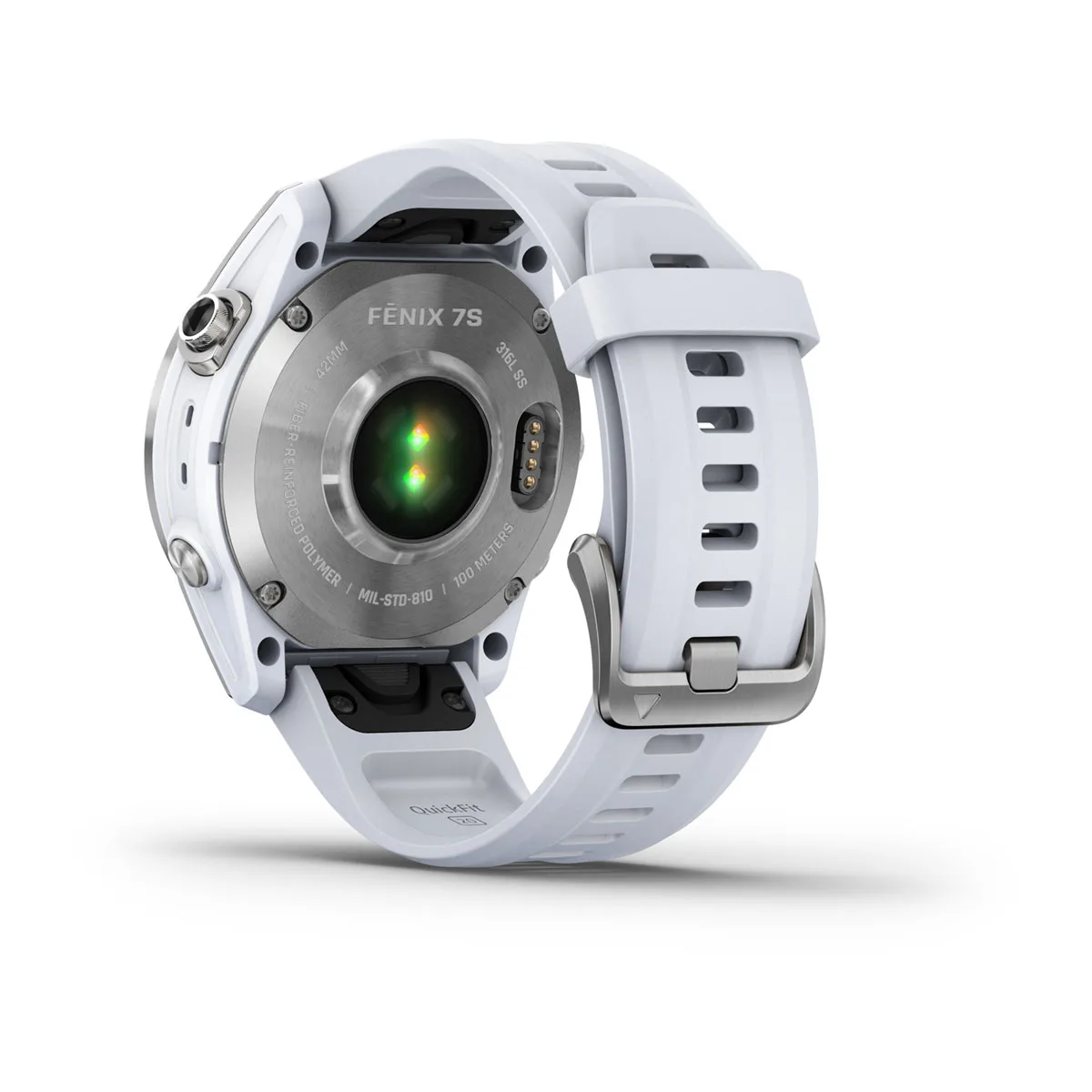 fēnix® 7S – Standard Edition - Silver with Whitestone Band - 010-02539-03