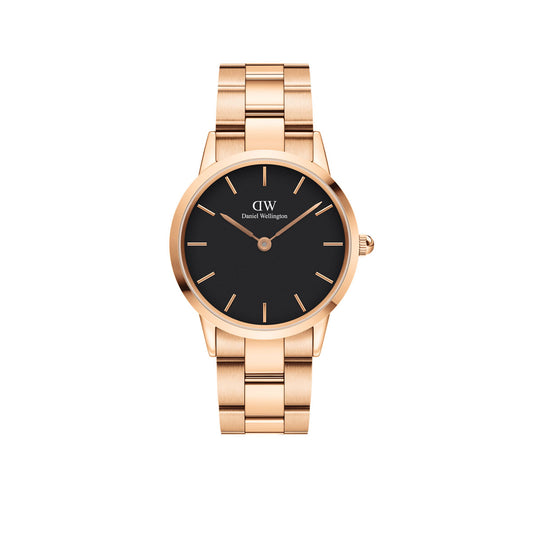 Iconic Link 36mm - Rose Gold & Black Watch