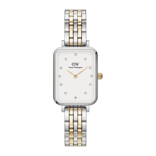 Quadro Lumine 5-link Two-Tone Watch