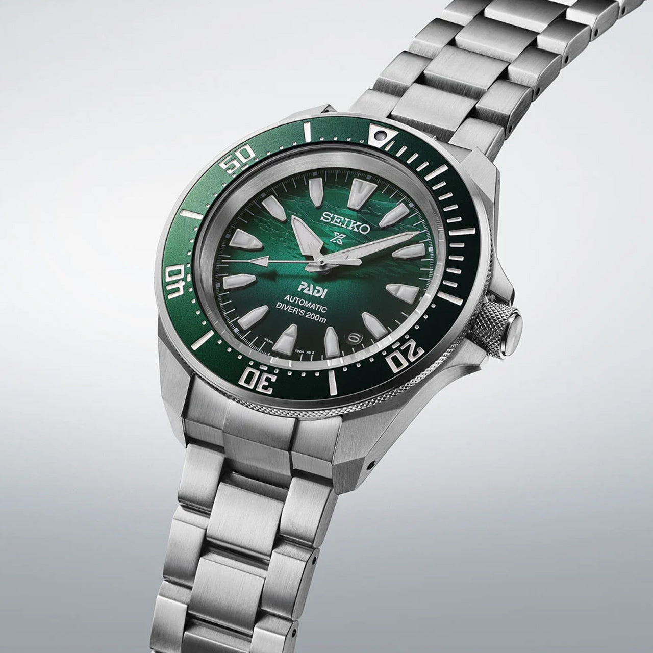 Seiko - SRPL53 Prospex PADI 60th Anniversary 'Underwater Green' Compact Mechanical Diver’s Watch