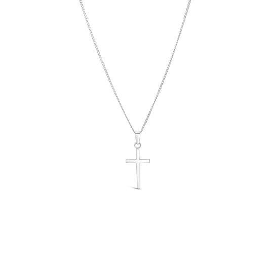 Sterling Silver Narrow Cross Pendant