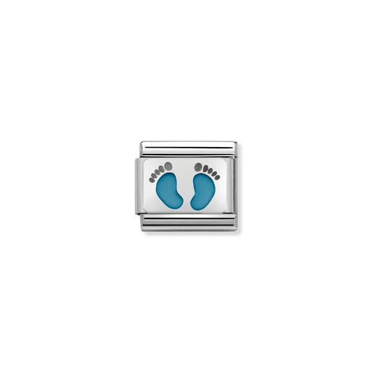Composable Classic Link 330208/15 Light Blue Footprints