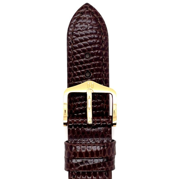 Rainbow - 18mm Brown Long Medium Leather Watch Strap