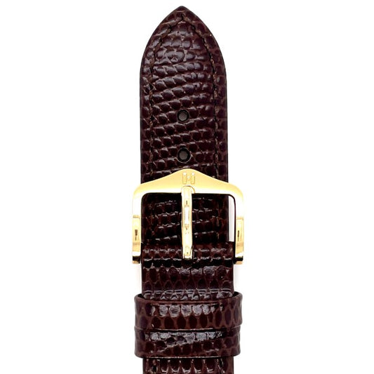 Rainbow - 18mm Brown Long Medium Leather Watch Strap