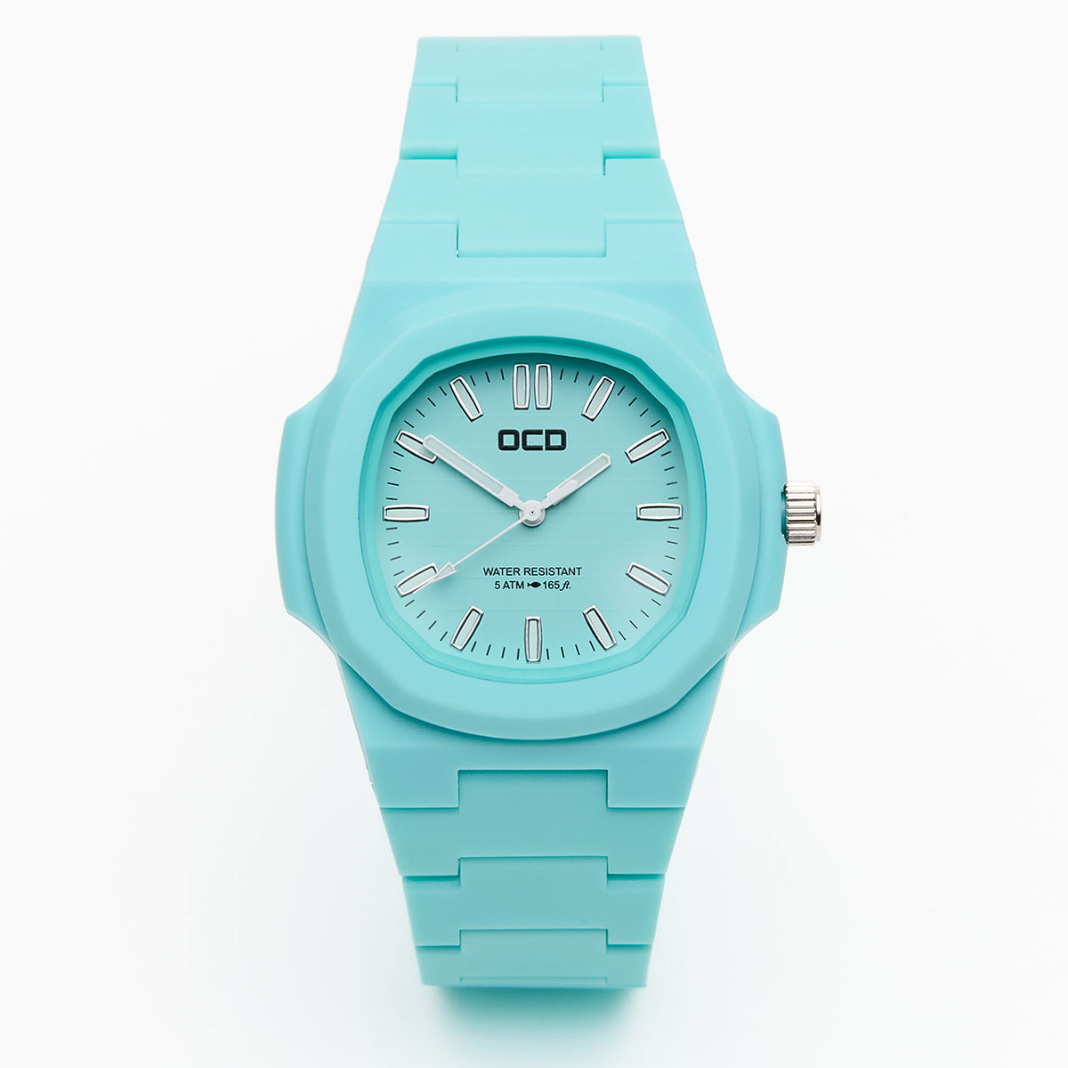 Turquoise Unisex Fashion Bright Colour Pop Watch