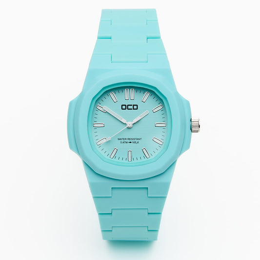 Turquoise Unisex Fashion Bright Colour Pop Watch