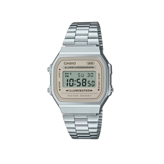 Vintage Series Silver Digital Watch - A168WA-8A