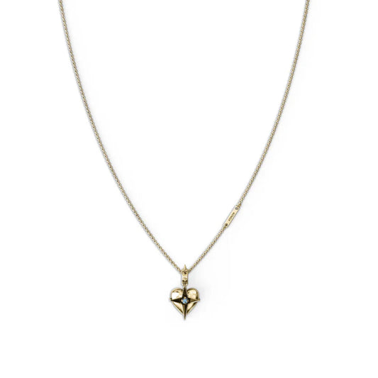 Celestial Heart Necklace - Gold Plated