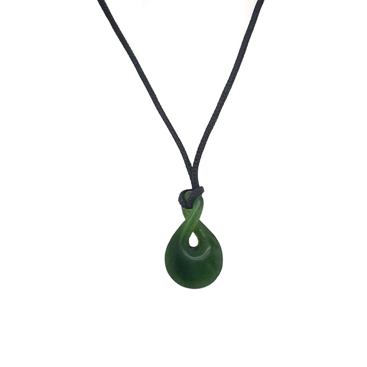 Small Kawakawa Twist Pounamu Necklace