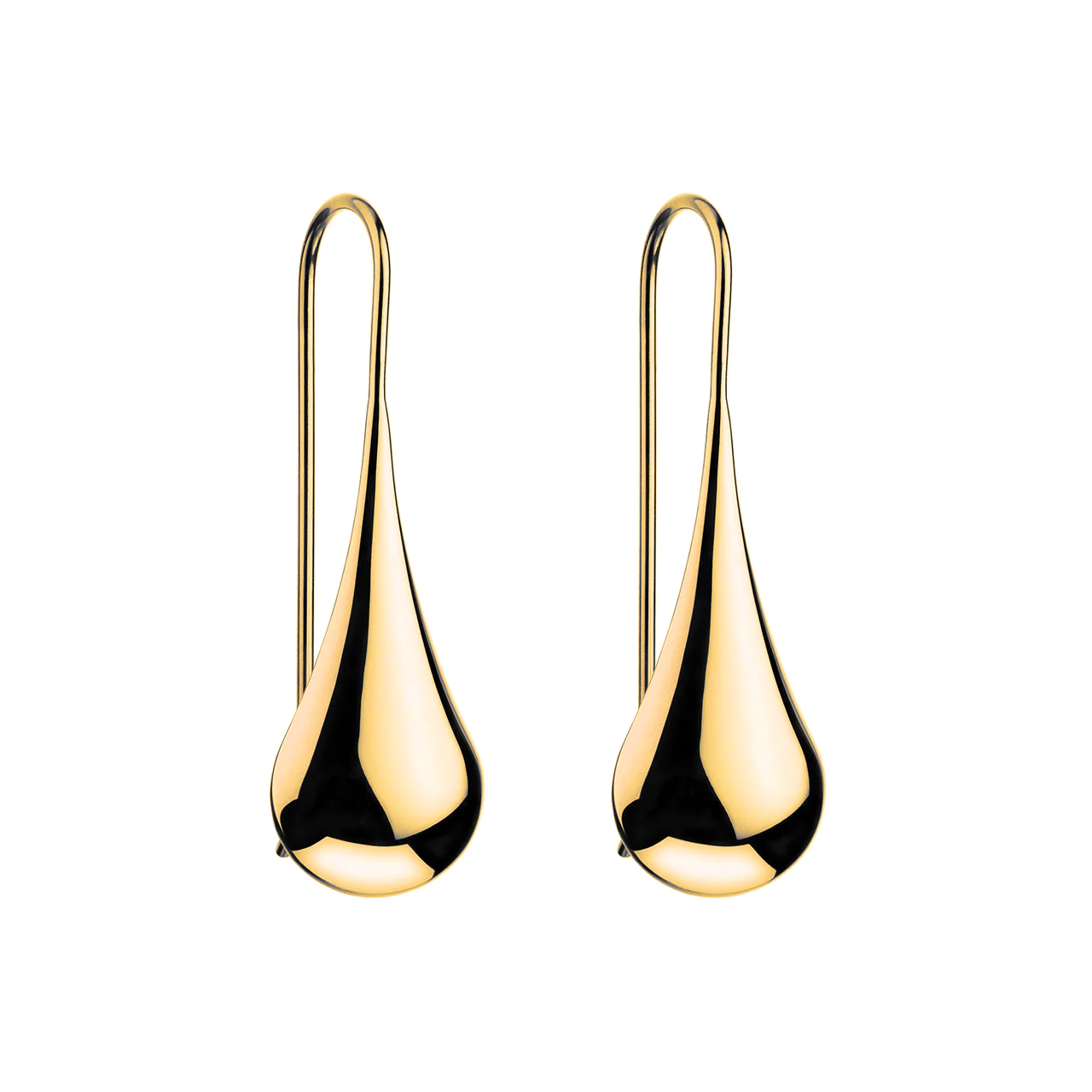 Weeping Woman Earrings - Gold Plated