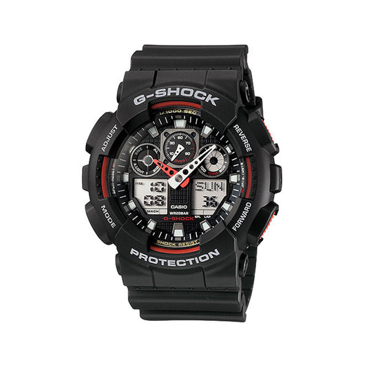 G-Shock - Black/Red GA100 Series - GA100-1A4