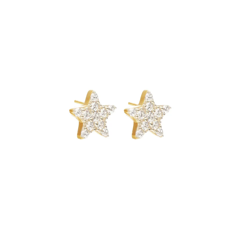 Etoile Studs (CZ/Gold)