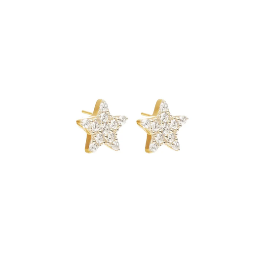 Etoile Studs (CZ/Gold)
