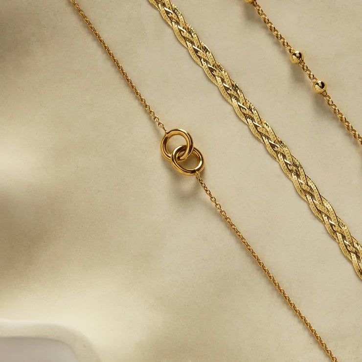 Embrace Necklace - Gold Plated