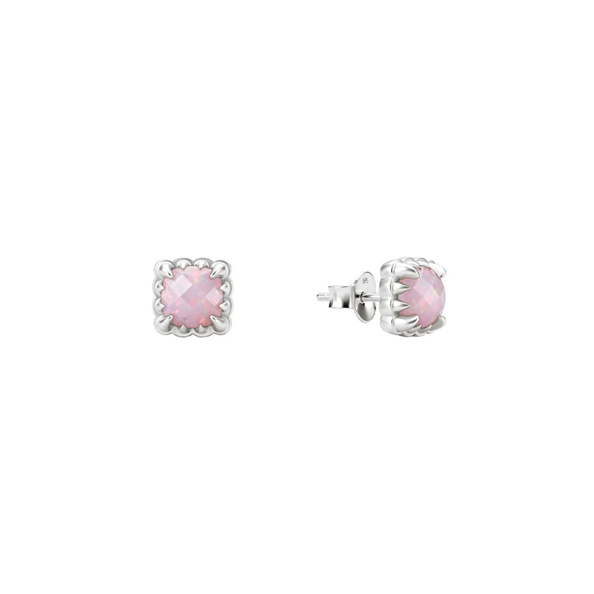 Baby Claw Studs - Pink Bello Opal