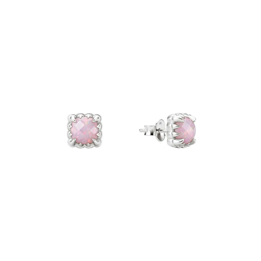 Baby Claw Studs - Pink Bello Opal