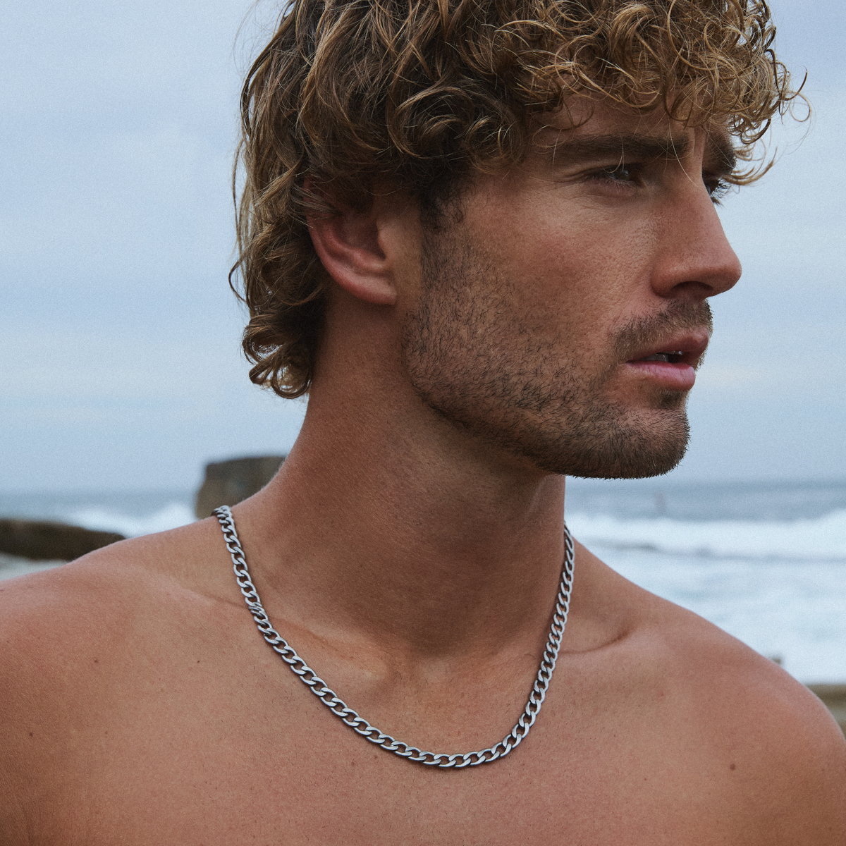 Forge Men's Steel Chain Necklace