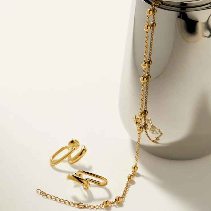 Mattina Necklace - Gold Plated (45cm)