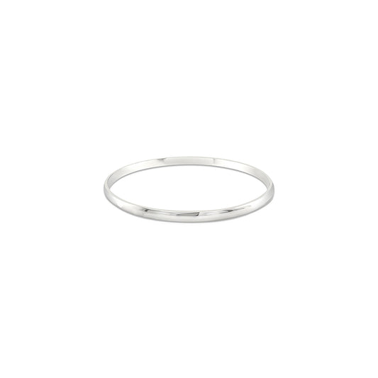 Sterling Silver Golf Style Baby Bangle