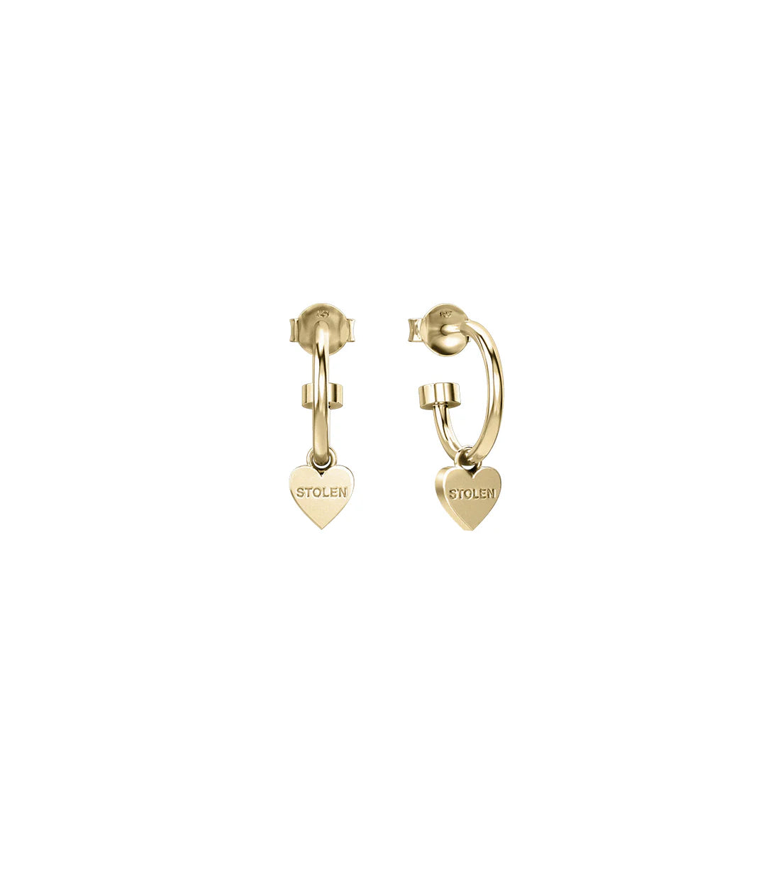 Stolen Heart Anchor Sleepers - Gold Plated