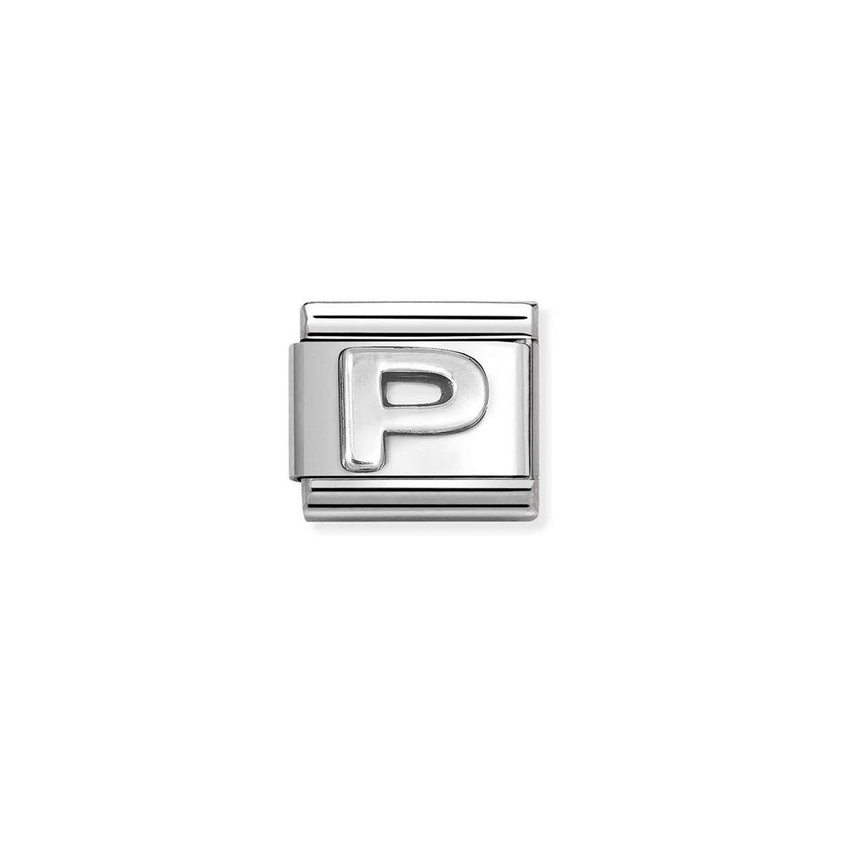 Composable Classic Link 330113/16 Letter P In 925 Silver