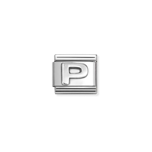 Composable Classic Link 330113/16 Letter P In 925 Silver