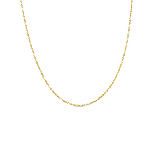 45cm 9k Yellow Gold 9YBR30 Brilliant Trace Chain