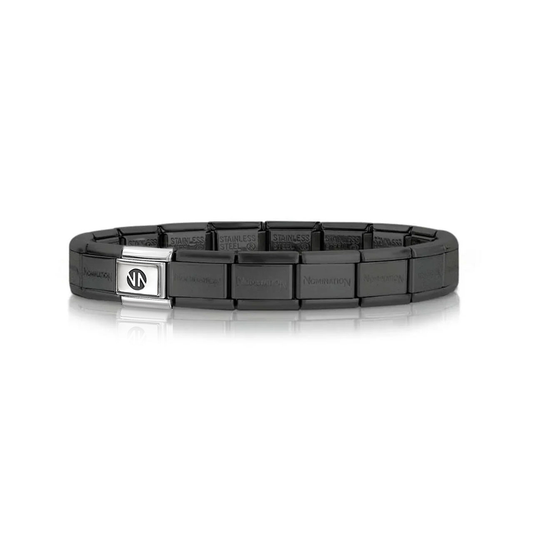 Composable Classic Bracelet Base 030001/SI/066 Matt Black Plated Stainless Steel