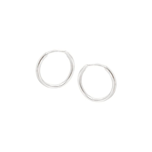 11.5mm Sterling Silver Huggies