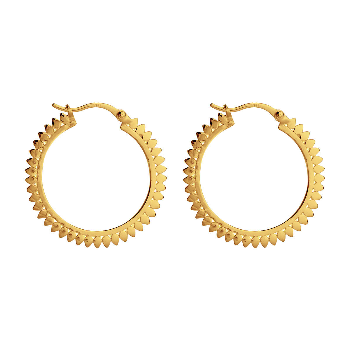 Radiance Hoop Earrings - Gold Plated
