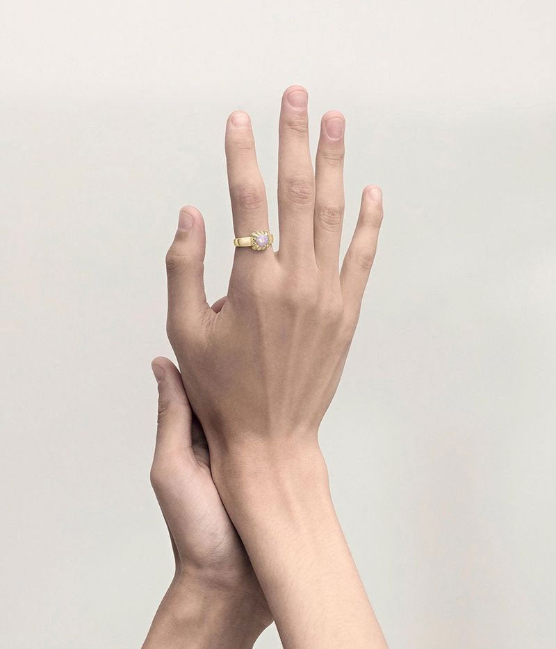 Baby Claw Ring – 18K Gold Vermeil - Size Q