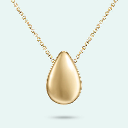 9k Yellow Gold Love Drop Pendant