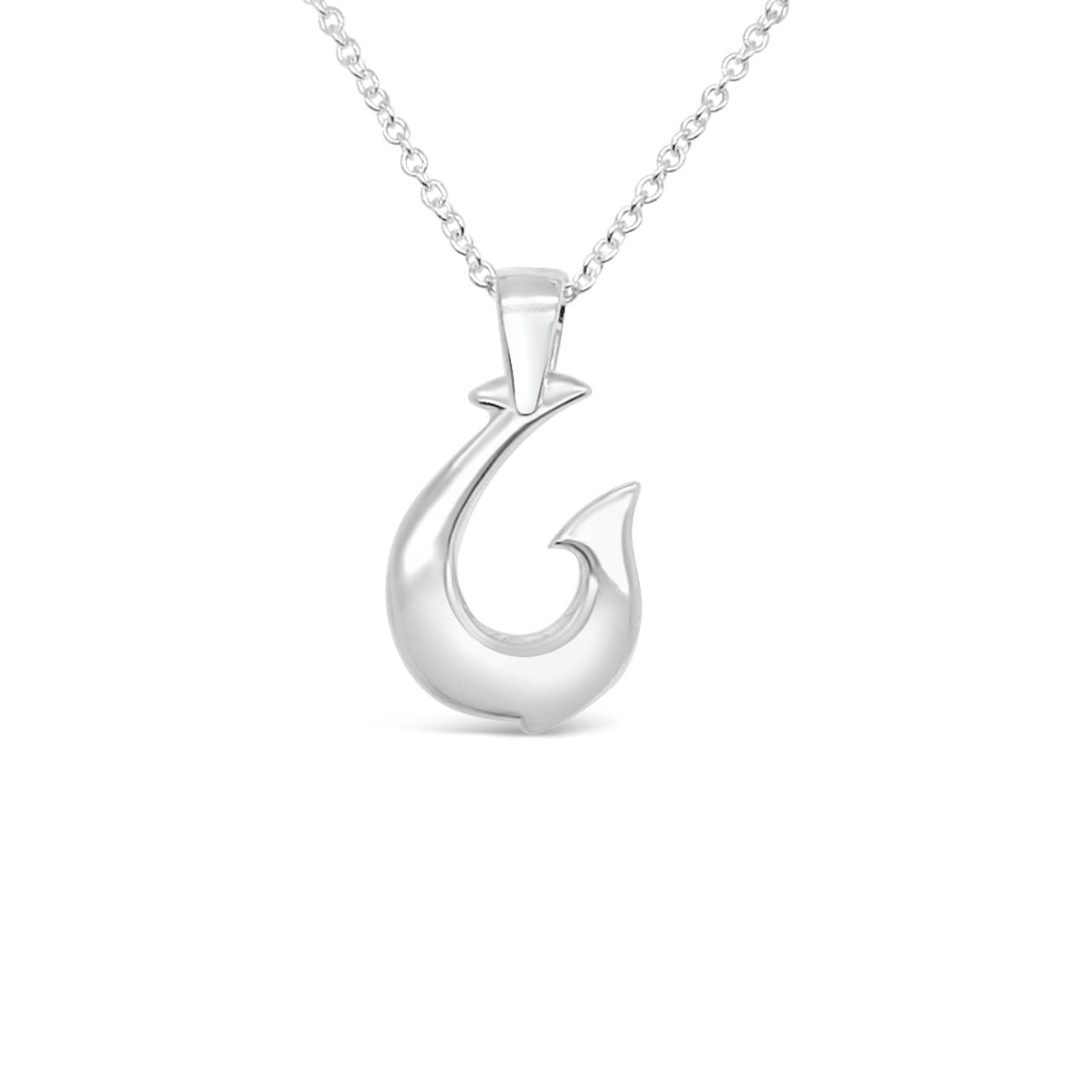 Sterling Silver Swinging Hook Pendant