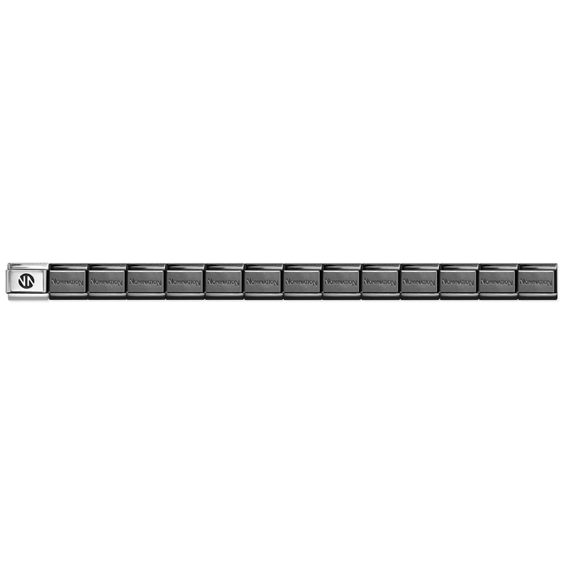 Composable Classic Bracelet Base 530301/002 Gun Metal Black Plated Stainless Steel